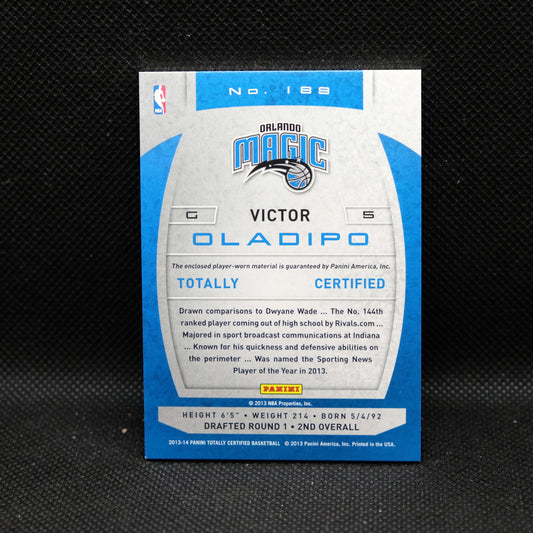 2013-14 Victor Oladipo Totally Certified #189 Rookie Patch