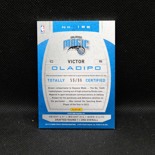 2013-14 Victor Oladipo Totally Certified #189 Rookie Patch /99