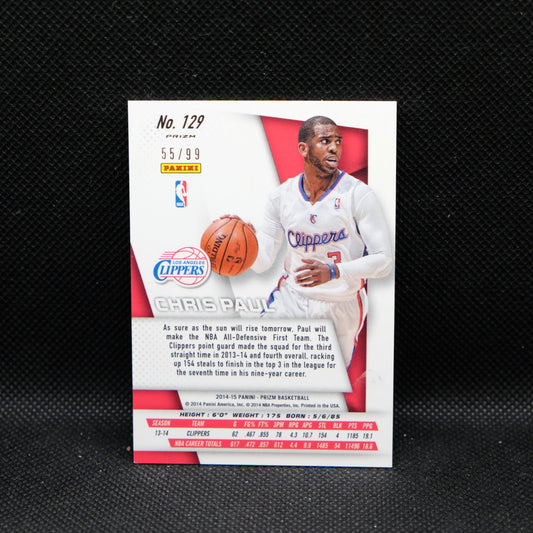 2014-15 Chris Paul Prizm #17 Blue Prizm /99