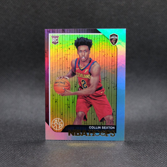 2018-19 Collin Sexton NBA Hoops #280 Silver/Holo #1/25 Rookie Card