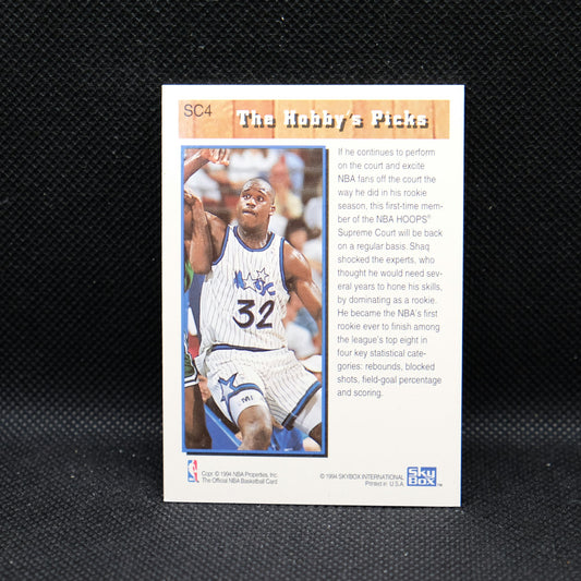 1993-94 Shaquille O'Neal NBA Hoops Supreme Court #SC4