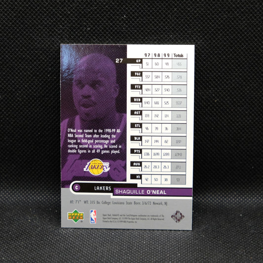 1999-00 Shaquille O'Neal Fleer Upper Deck HoloGrFX #27