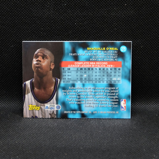1995-96 Shaquille O'Neal Topps #279 Power Boosters