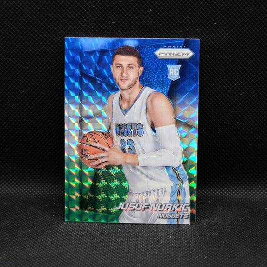 2014-15 Jusuf Nurkic Prizm #280 Blue White Green Prizm Rookie Card