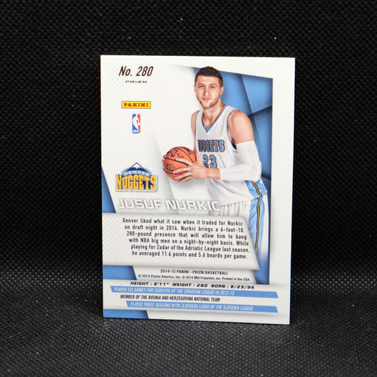 2014-15 Jusuf Nurkic Prizm #280 Blue White Green Prizm Rookie Card