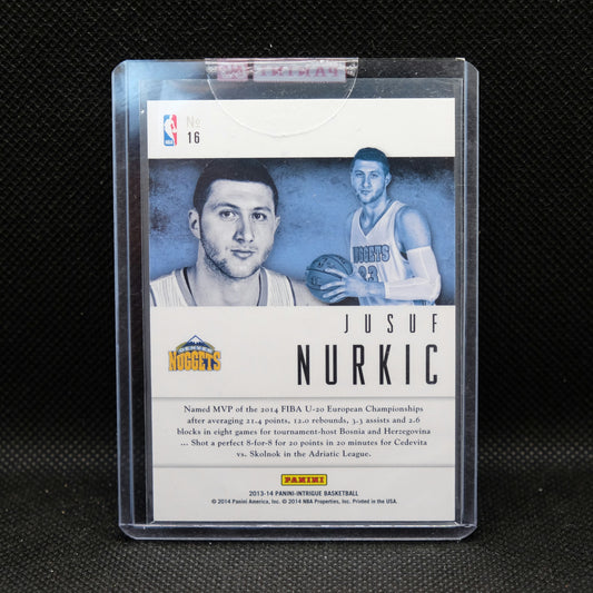 2013-14 Jusuf Nurkic Intrigue #16 Sealed Gold Rookie Card
