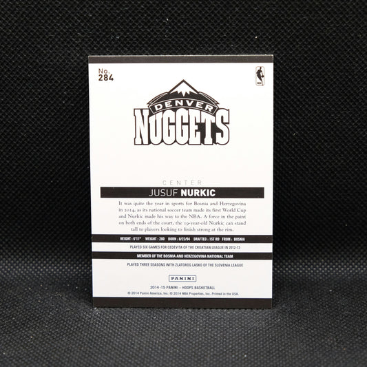 2014-15 Jusuf Nurkic Hoops #284 Checkerboard Rookie Card