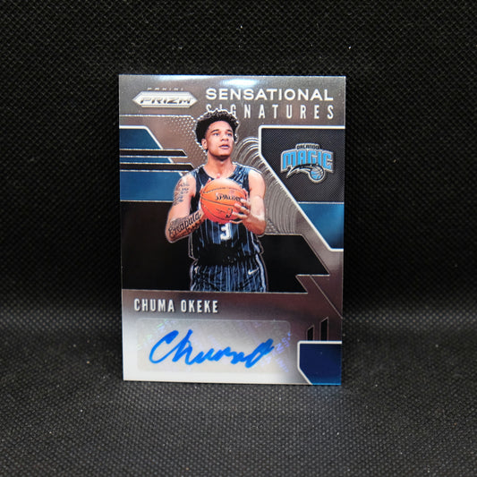 2019-20 Chuma Okeke Prizm Sensational Signatures SS-CHO Rookie Card