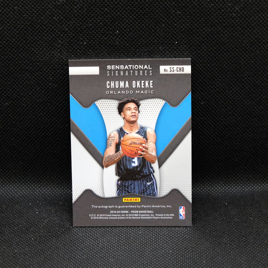 2019-20 Chuma Okeke Prizm Sensational Signatures SS-CHO Rookie Card
