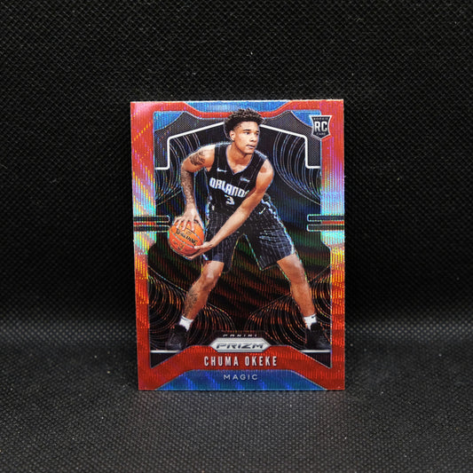 2019-20 Chuma Okeke Prizm #262 Red Wave Prizm Rookie Card