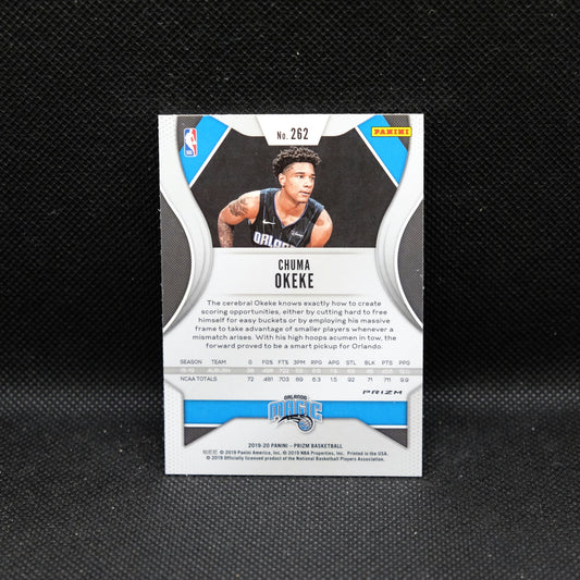 2019-20 Chuma Okeke Prizm #262 Red Wave Prizm Rookie Card