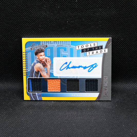 2019-20 Chuma Okeke Absolute Tools Of The Trade Rookie Quad Patch Auto