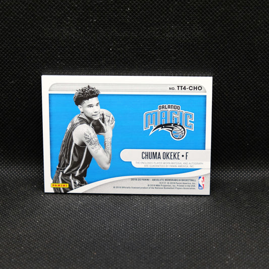 2019-20 Chuma Okeke Absolute Tools Of The Trade Rookie Quad Patch Auto