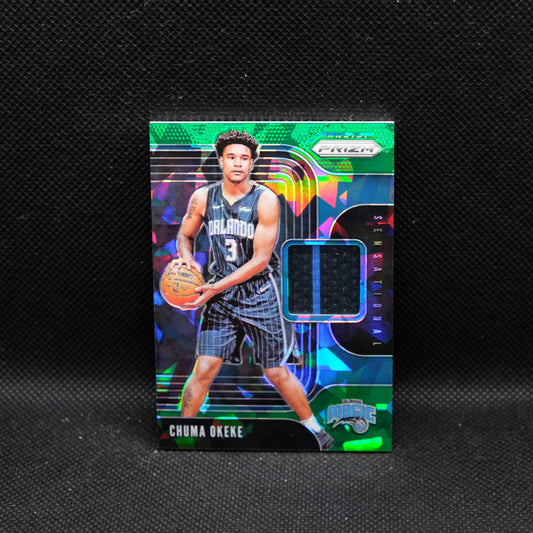 2019-20 Chuma Okeke Prizm SS-CHO Sensational Swatches Green Ice RC