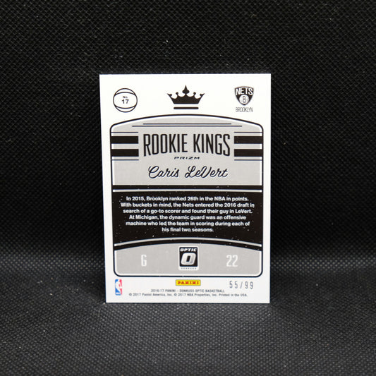 2016-17 Caris LeVert Donruss Optic Rookie Kinds Red Prizm /99