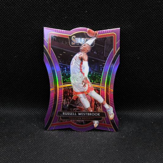 2019-20 Russell Westbrook Select Premier Level Purple Die Cut Prizm /99