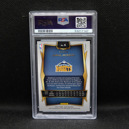 2016-17 Jamal Murray Select #4 Silver Prizm Rookie Card PSA 10 GEM MT