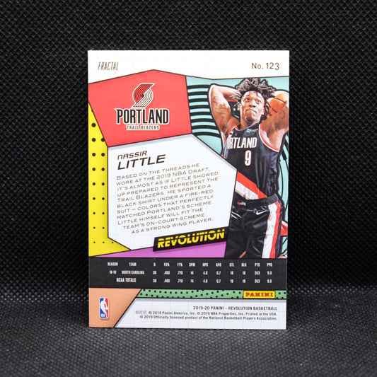 2019-20 Nasssir LIttle Revolution #123 Rookie Card Fractal
