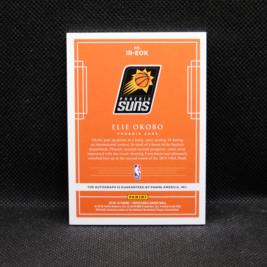 2018-19 Elie Okobo Impeccable IR-EOK Rookie Autograph /99