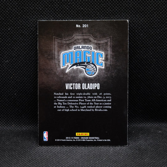2013-14 Victor Oladipo Crusade Blue Rookie Card