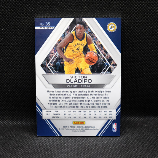 2017-18 Victor Oladipo Spectra #35 FOTL Silver Wave 9/9
