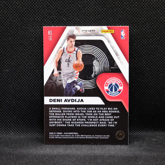 2020-21 Deni Avdija Flux #16 Rookie Influx Silver Prizm