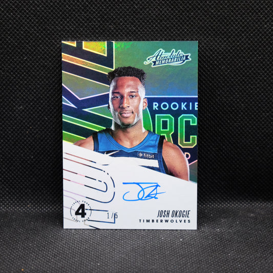 2018-19 Josh Okogie Absolute RA-JOK Rookie Autographs Level 4 1/5