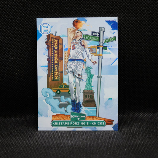 2017-18 Kristaps Porzingis Cornerstones DT14 Downtown SSP