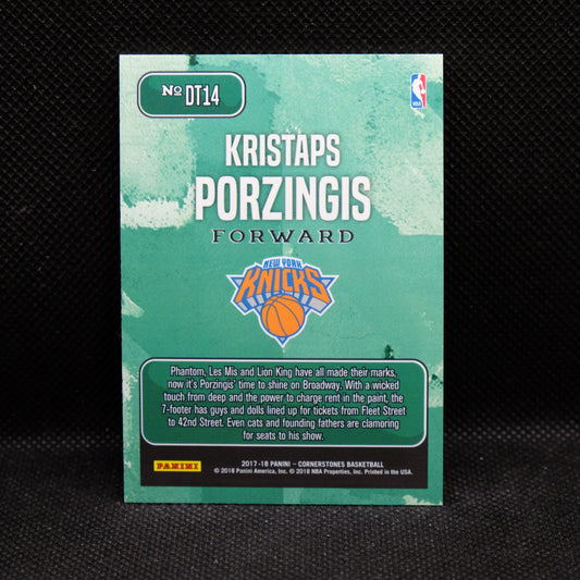 2017-18 Kristaps Porzingis Cornerstones DT14 Downtown SSP