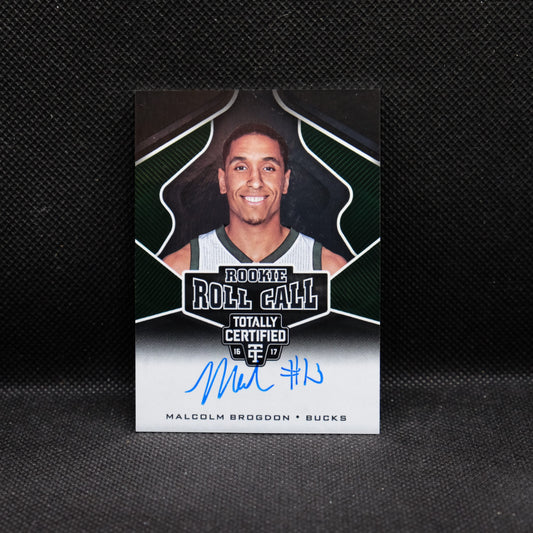 2016-17 Malcolm Brogdon Totally Certified Rookie Roll Call Autograph
