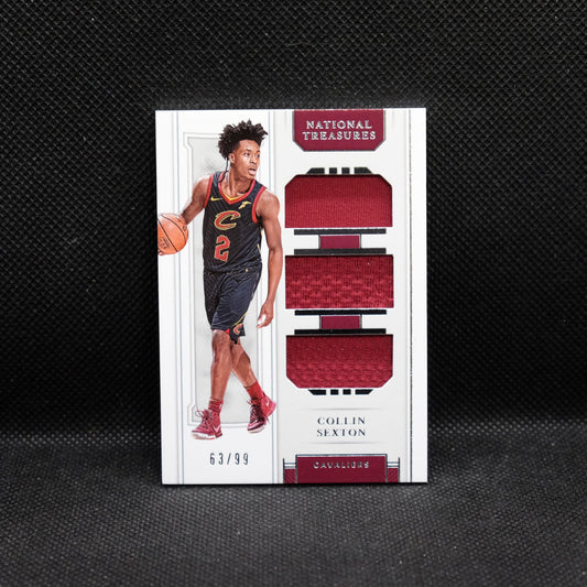 2018-19 Collin Sexton National Treasures RT-CSX Rookie Patch /99