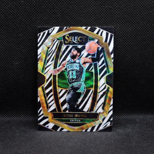 2018-19 Select Kyrie Irving #128 Zebra Prizm