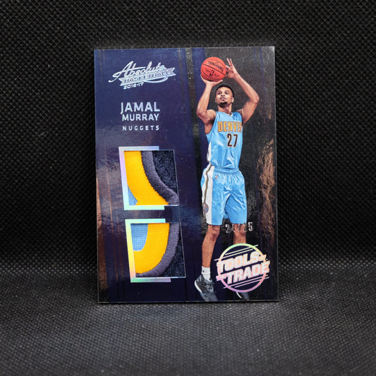 2016-17 Absolute Jamal Murray Tools Of The Trade Rookie Dual Patch /25