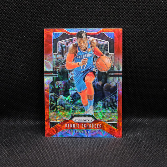 2019-20 Prizm Dennis Schroder #186 Red Choice Prizm /88
