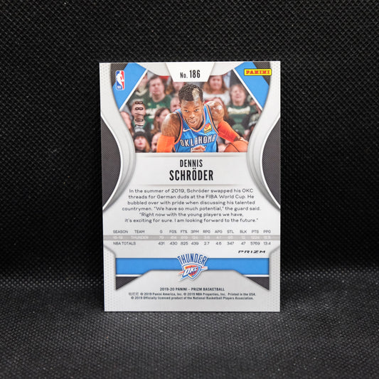 2019-20 Prizm Dennis Schroder #186 Red Choice Prizm /88