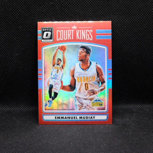 2016-17 Donruss Optic Emmanuel Mudiay Court Kings Red Prizm /99