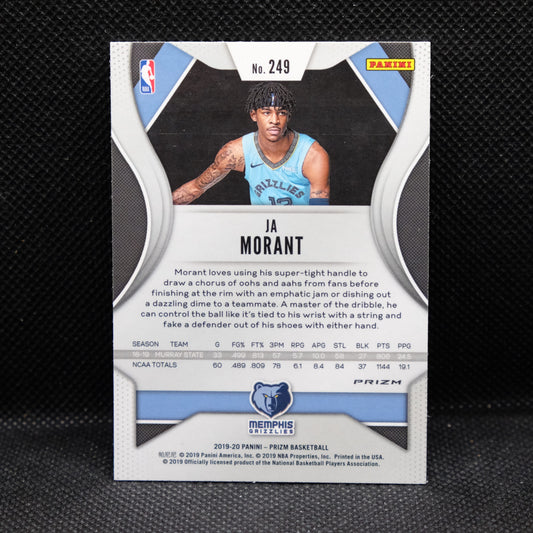 2019-20 Ja Morant Prizm #249 Purple Wave Rookie Card RC