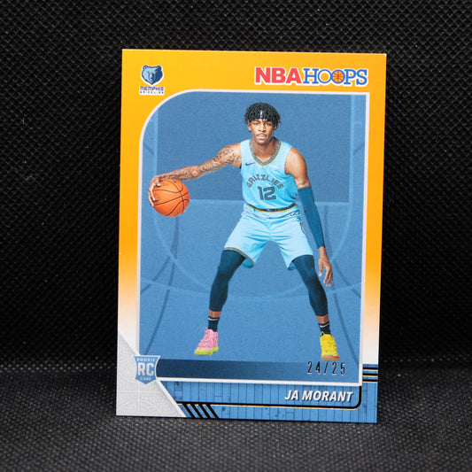 2019-20 Ja Morant NBA Hoops #259 Orange Rookie Card /25