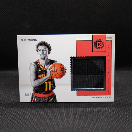 2018-19 Trae Young Encased Substantial Rookie Swatches /99
