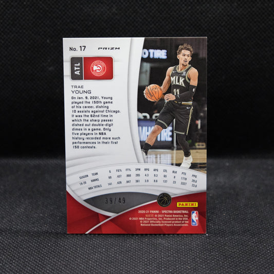 2020-21 Trae Young Spectra T-Mall Asia Goldfish Prizm /49