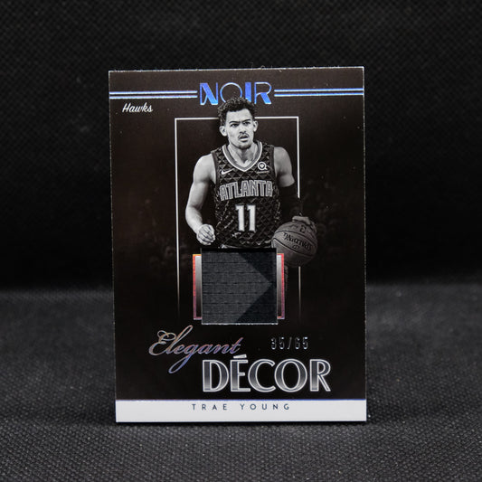 2018-19 Trae Young Noir Elegant Decor Rookie Card /65