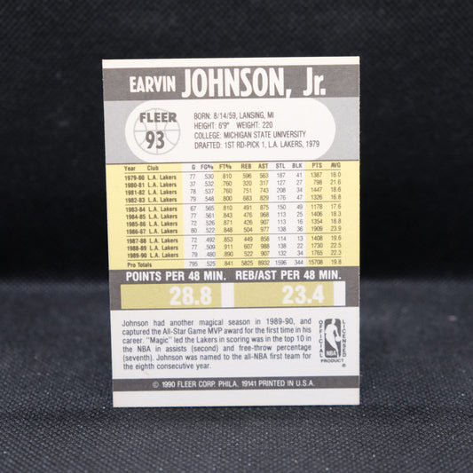1990 Magic Johnson Fleer #93