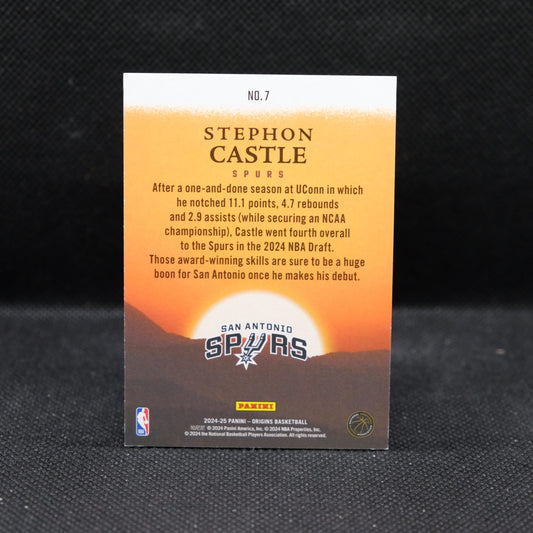 2024-25 Stephon Castle Origins #7 Dawn Rookie Card 25/25