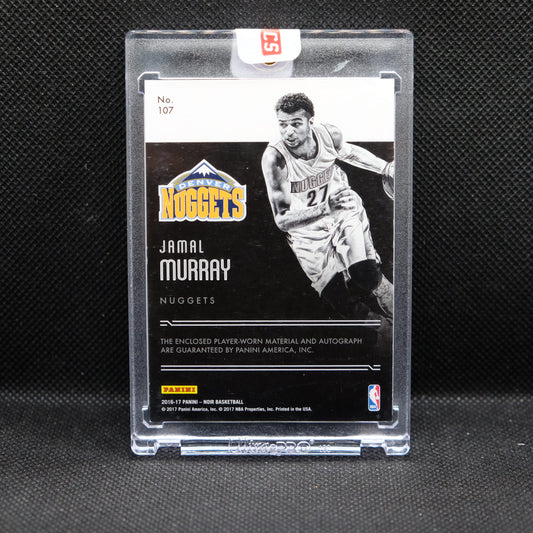 2016-17 Jamal Murray Noir #107 Rookie Patch Auto RPA /99 Encased