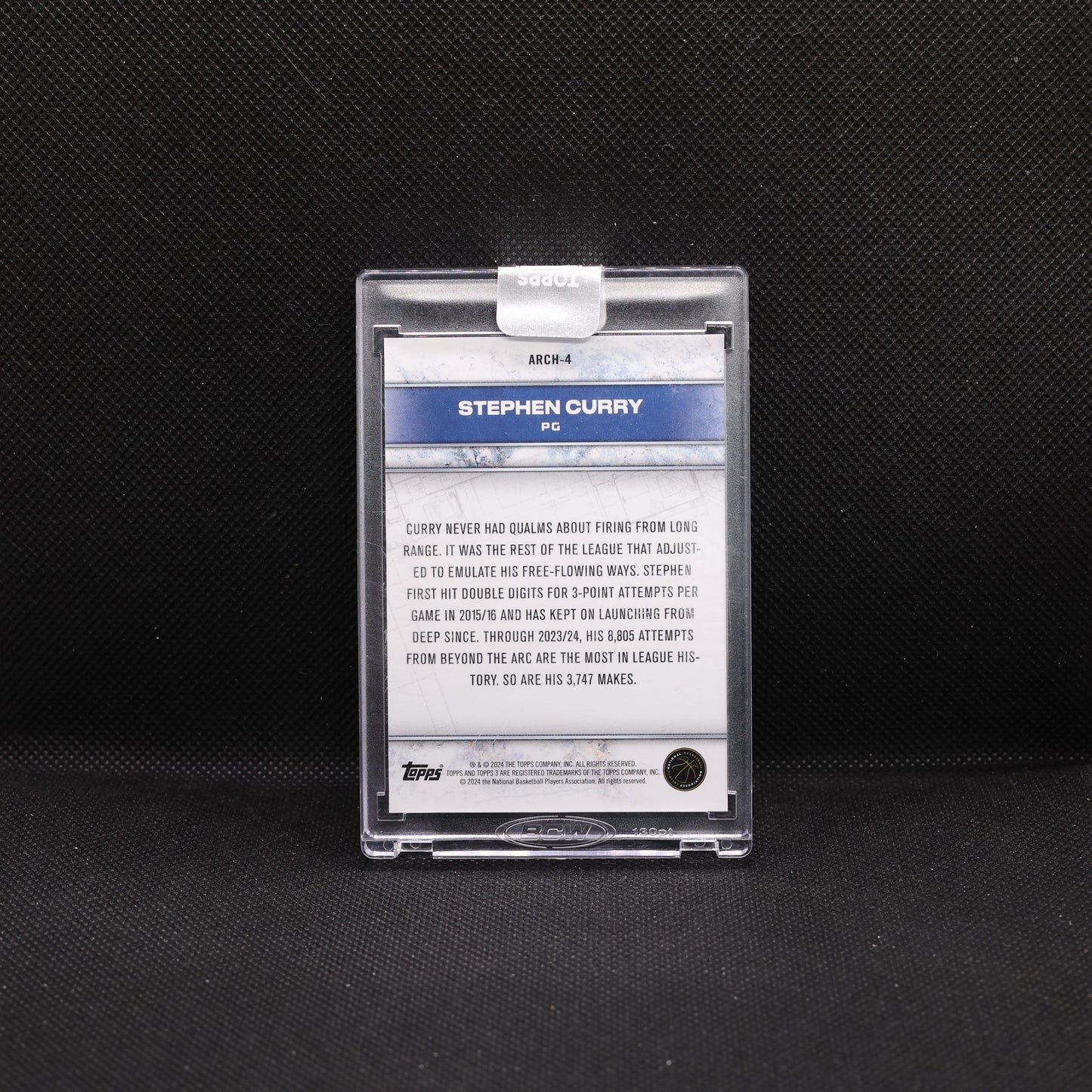 2024 Topps Three Stephen Curry Architects 1/5 #ARCH-4 Warriors