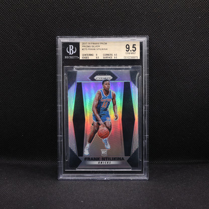 2017-18 Frank Ntilikina Prizm #275 Silver Prizm Rookie BGS 9.5