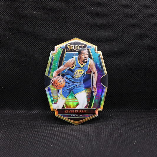 2018-19 Kevin Durant Select #138 Die Cut Tie Dye Prizm /25