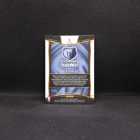 2018-19 Jaren Jackson Jr. Select #35 Silver Prizm Rookie Card