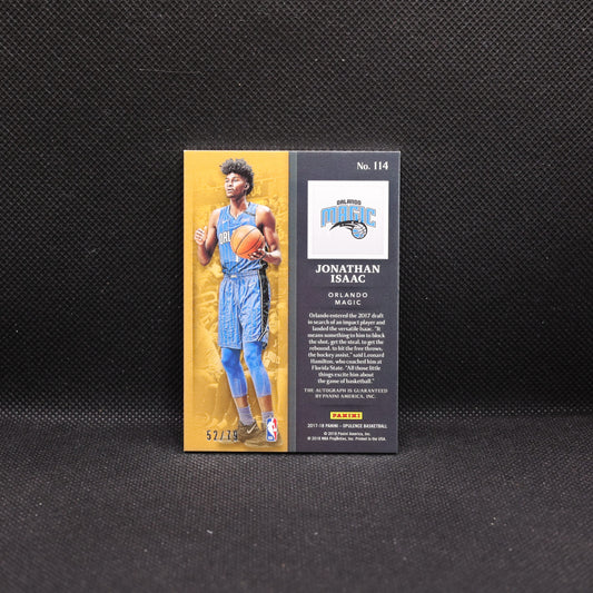 2017-18 Jonathan Isaac Opulence #114 Rookie Autograph /79