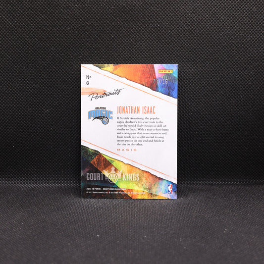 2017-18 Jonathan Isaac Court Kings #6 Portraits Blue /25 Rookie Card